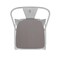 Flash Furniture White Metal Stool with Gray Poly Seat ET-3534-24-WH-PL1G-GG - alternate 10